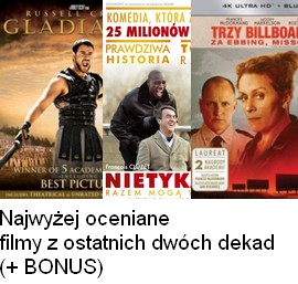 Fajne filmy - lista najlepszych filmów ostatnich dwóch dekad. Same polecane filmy, idealne na wieczór.